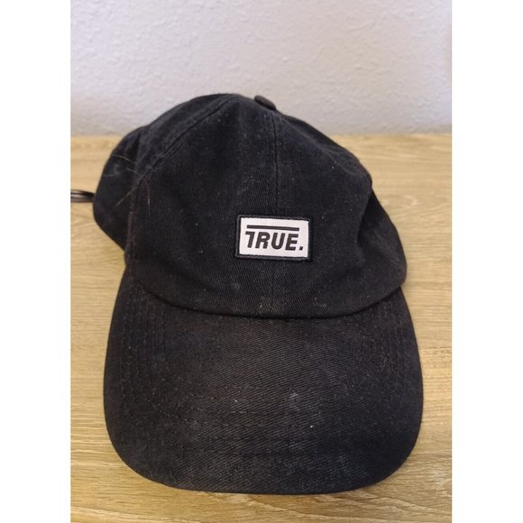 True Tech Black Soft Adjustable Cap Hat - Picture 1 of 4
